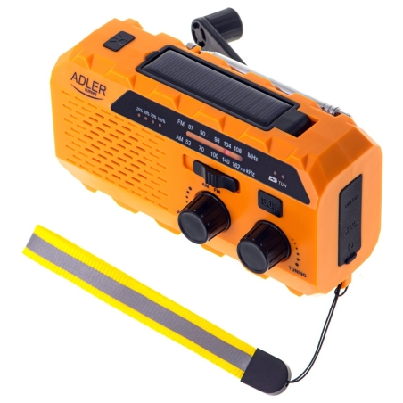 Adler | Portable radio with flashlight | AD 1197 | Alarm function
