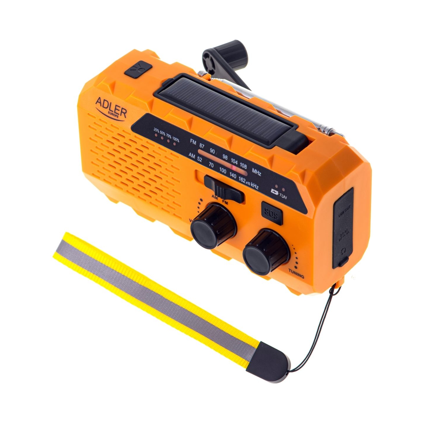 Adler | Portable radio with flashlight | AD 1197 | Alarm function