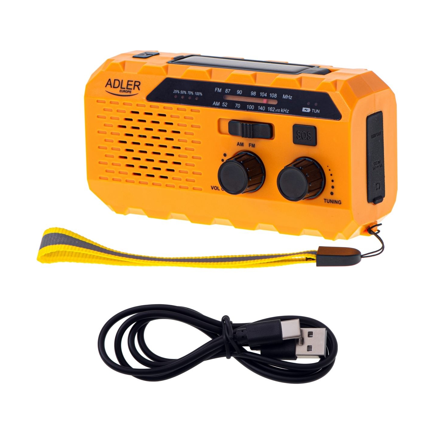 Adler | Portable radio with flashlight | AD 1197 | Alarm function