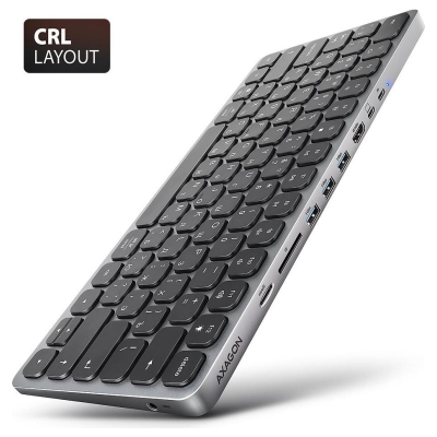 Axagon HMC-KB-CRL hub + keyboa rd 5Gbps HDMI PD Cyrili