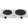 Adler Hot Plate | AD 6520 | Number of burners/cooking zones 2 | White | Electric