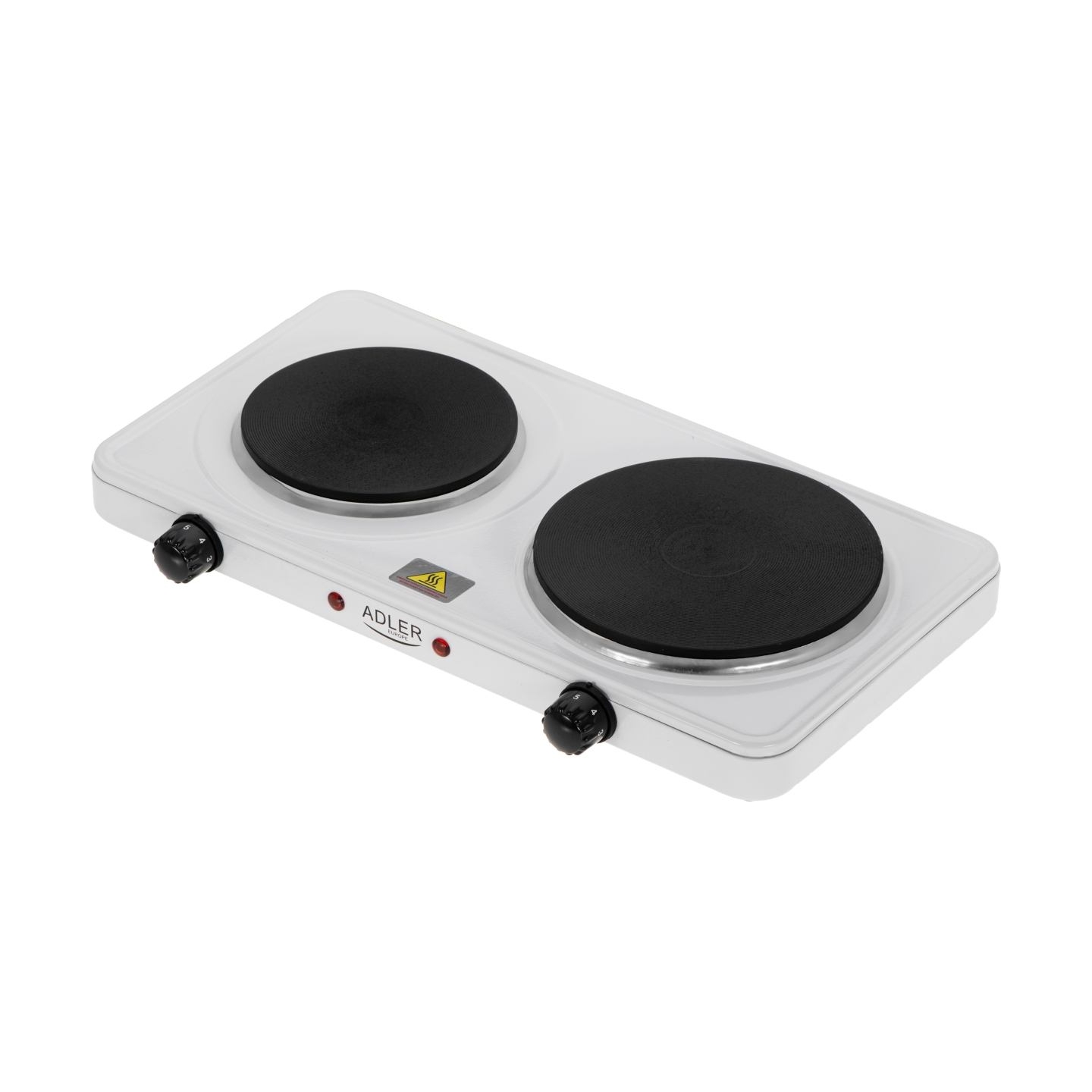 Adler Hot Plate | AD 6520 | Number of burners/cooking zones 2 | White | Electric