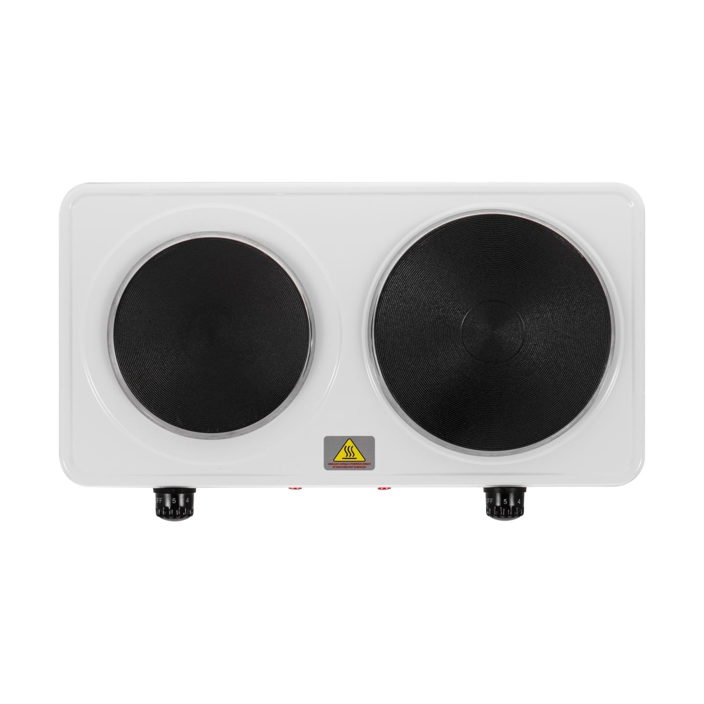 Adler Hot Plate | AD 6520 | Number of burners/cooking zones 2 | White | Electric