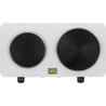 Adler Hot Plate | AD 6520 | Number of burners/cooking zones 2 | White | Electric