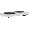 Adler Hot Plate | AD 6520 | Number of burners/cooking zones 2 | White | Electric