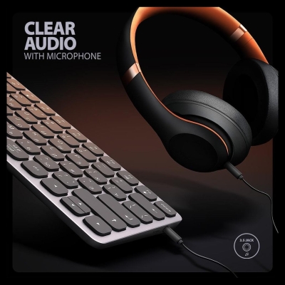 Axagon KEYBOARD + I/O HUB 9IN1/0.6M HMC-KB-CRL AXAGON