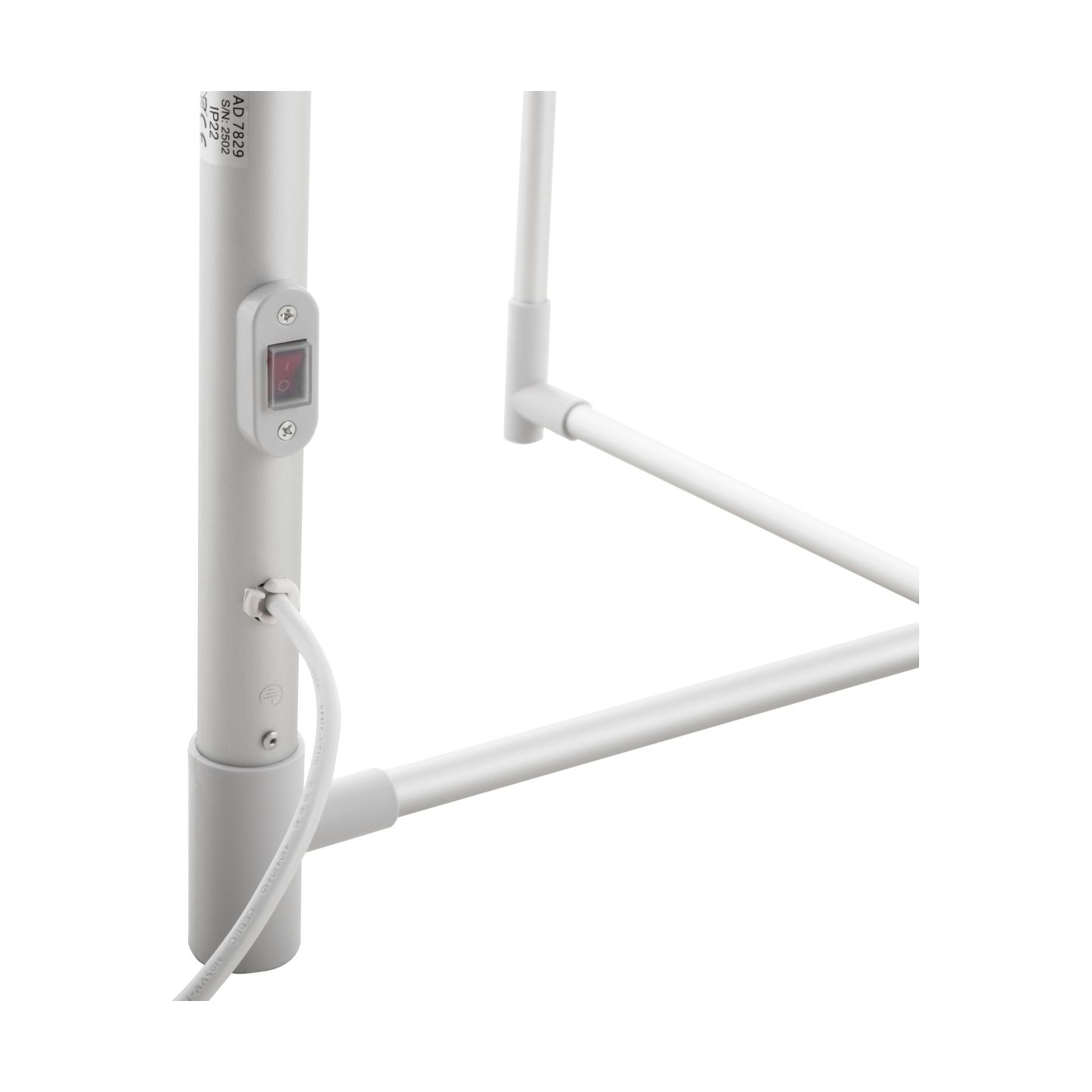 Adler | Foldable Electric Clothes Dryer | AD 7829 | 300 W | Silver/White