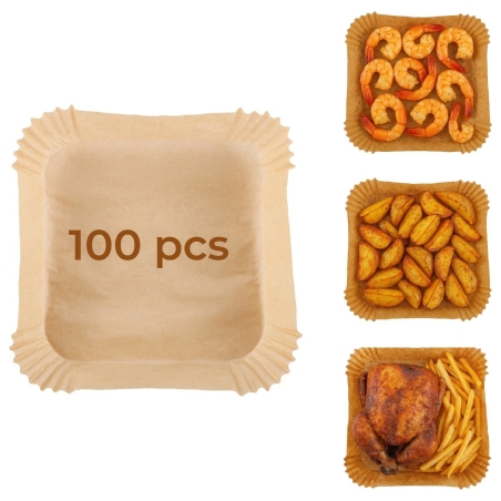 Adler Paper Liners for Air Fryer | AD 6732 | 100 | Dimensions (W x L) 20 x 20 x 4.5 cm