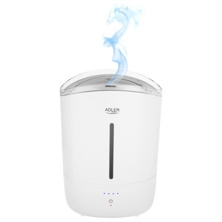 Adler Humidifier | AD 7971 | 30 W | Water tank capacity 5 L | Ultrasonic | Humidification capacity 100-250 ml/hr | White