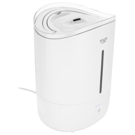 Adler Humidifier | AD 7971 | 30 W | Water tank capacity 5 L | Ultrasonic | Humidification capacity 100-250 ml/hr | White