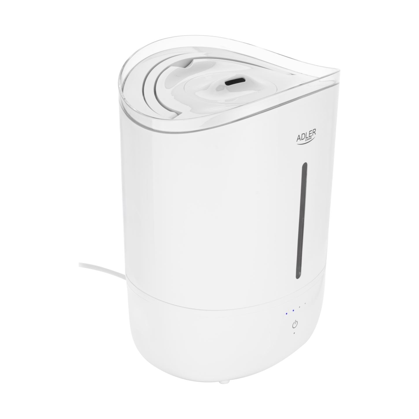 Adler Humidifier | AD 7971 | 30 W | Water tank capacity 5 L | Ultrasonic | Humidification capacity 100-250 ml/hr | White