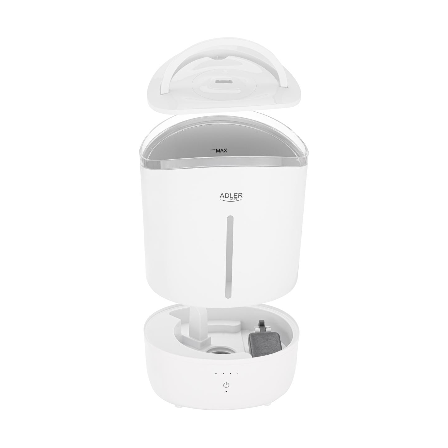 Adler Humidifier | AD 7971 | 30 W | Water tank capacity 5 L | Ultrasonic | Humidification capacity 100-250 ml/hr | White