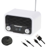 Adler | Bluetooth Radio | AD 1185 | AUX in | White