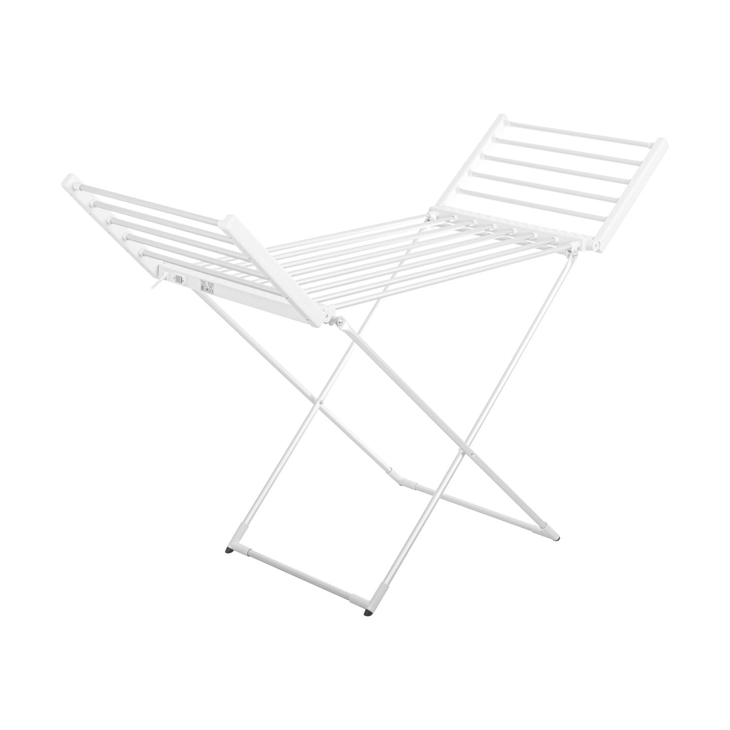 Adler | Foldable electric clothes drying rack | AD 7821 | 220 W | Silver/White