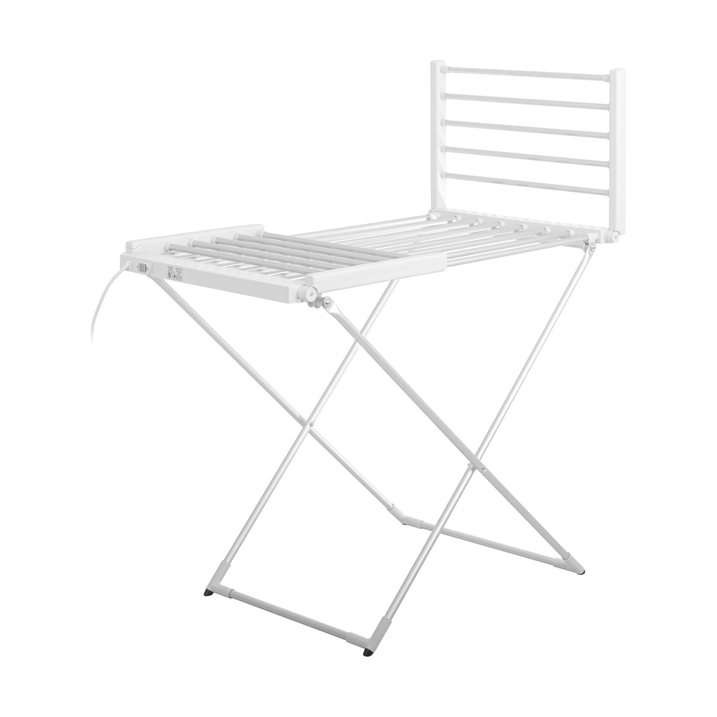 Adler | Foldable electric clothes drying rack | AD 7821 | 220 W | Silver/White