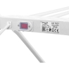 Adler | Foldable electric clothes drying rack | AD 7821 | 220 W | Silver/White