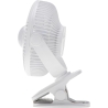 Adler Rechargeable fan with clip | AD 7335 | Table Fan | 6 W | Diameter 12.7 cm | Number of speeds 3 | Oscillation | White