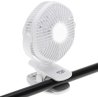 Adler Rechargeable fan with clip | AD 7335 | Table Fan | 6 W | Diameter 12.7 cm | Number of speeds 3 | Oscillation | White
