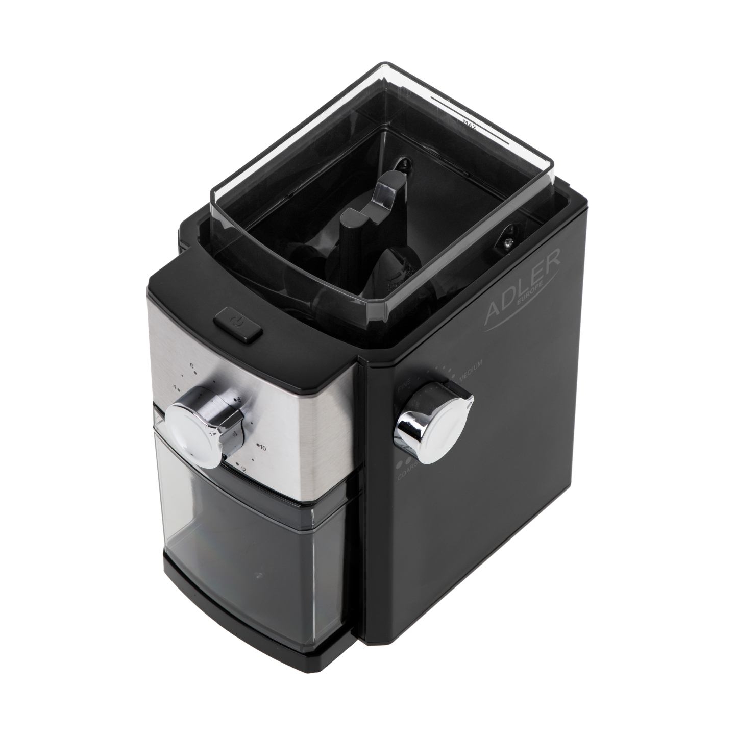 Adler | Coffee Grinder | AD 4448 | 300 W | Coffee beans capacity 250 g | Number of cups 12 per container pc(s) | Black