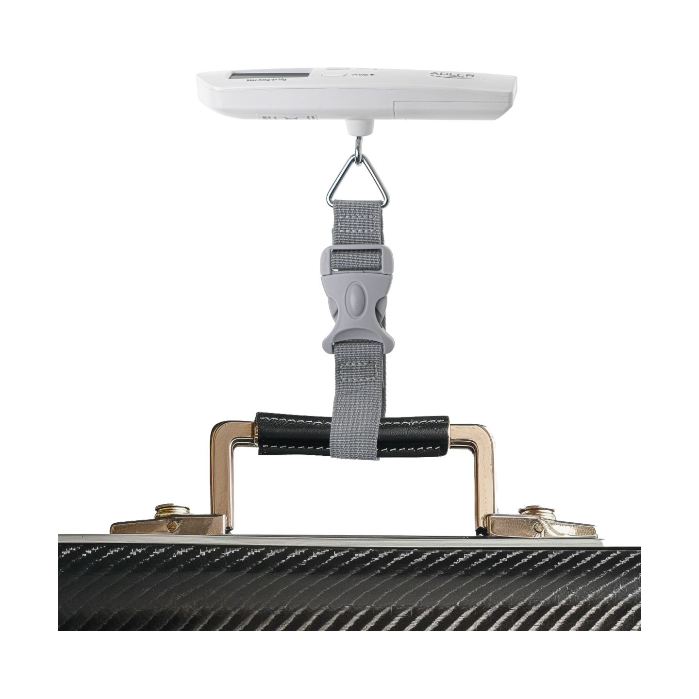 Adler | Travel Luggage Scale | AD 8191 | Maximum weight (capacity) 50 kg | Accuracy 10 g | Grey