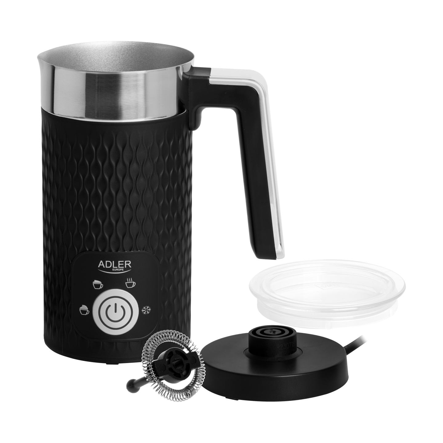Adler | AD 4494 | 500 W | Milk frother | Black