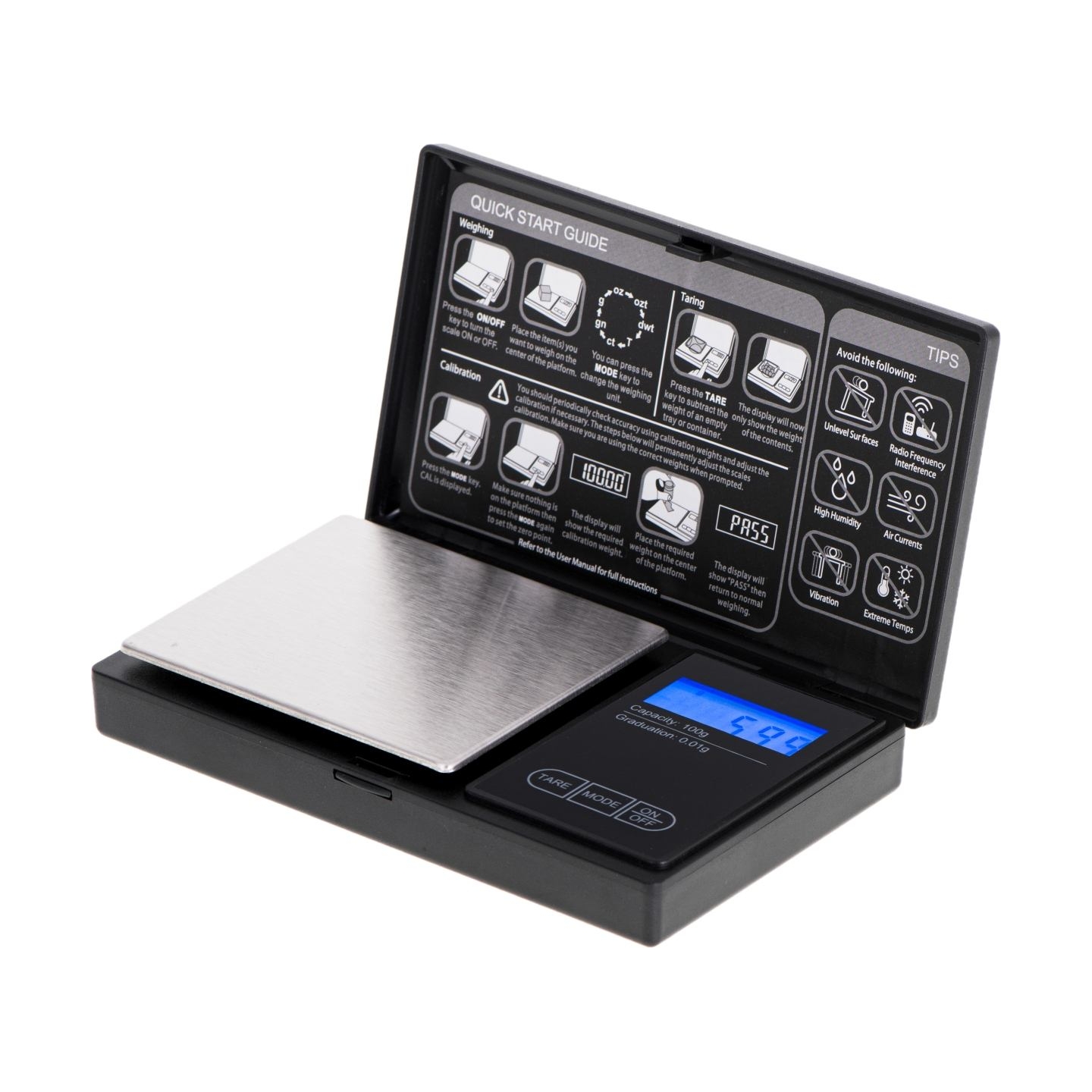 Adler | Precision Scale | AD 3176 | Maximum weight (capacity) 0.1 kg | Black