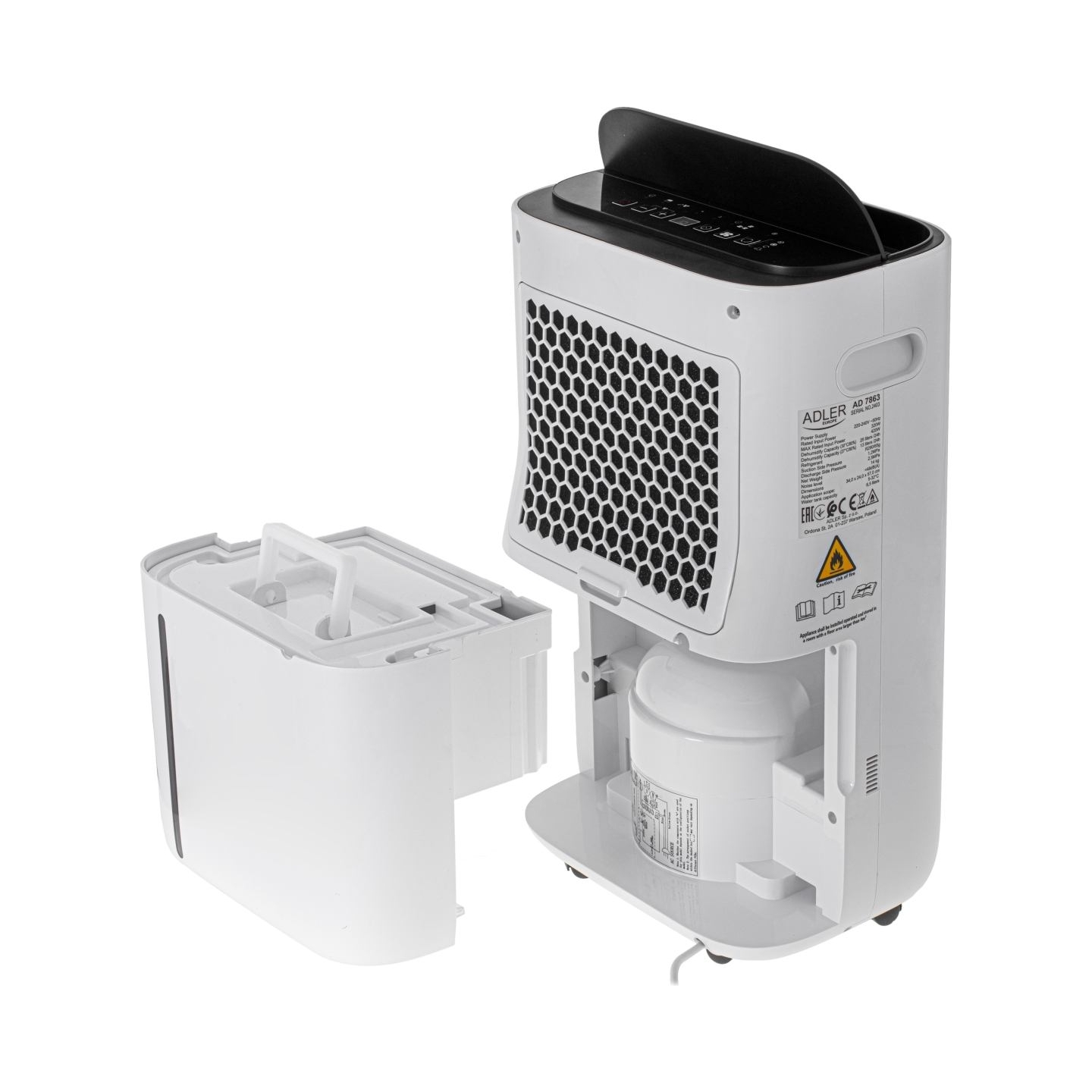 Adler | 2-in1 Air Dehumidifier and Air purifier | AD 7863 | Power 420 W | Suitable for rooms up to 140 m³ | Water tank capacity 