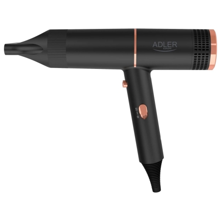 Adler Hair Dryer | AD 2278 | 1400 W | Number of temperature settings 2 | Ionic function | Black