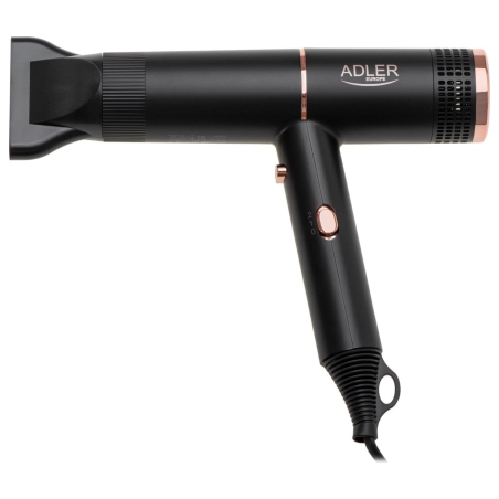 Adler Hair Dryer | AD 2278 | 1400 W | Number of temperature settings 2 | Ionic function | Black