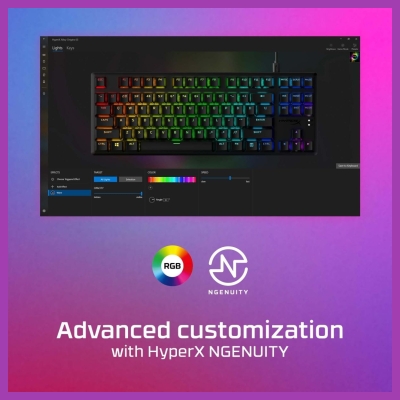 Hyperx Keyboard Alloy Origins Core PBT HX Blue 639N8AA#ABA