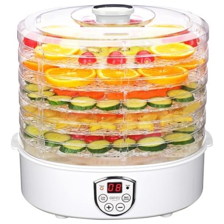 Camry | Food Dehydrator | CR 6659 | Power 240 W | Number of trays 5 | Temperature control | Integrated timer | White