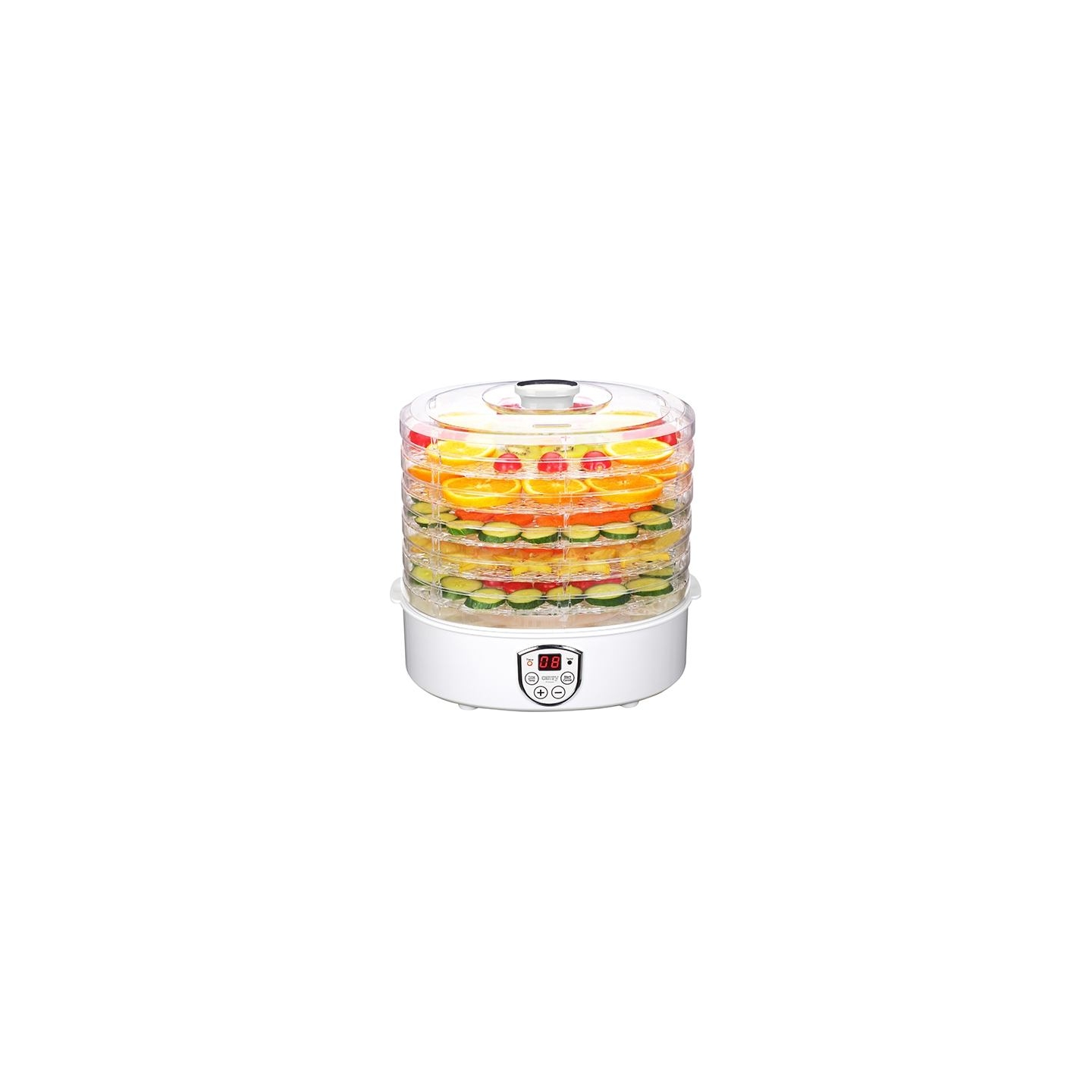 Camry | Food Dehydrator | CR 6659 | Power 240 W | Number of trays 5 | Temperature control | Integrated timer | White
