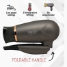 Camry | Hair Dryer | CR 2261 | 1400 W | Number of temperature settings 2 | Metallic Grey/Gold