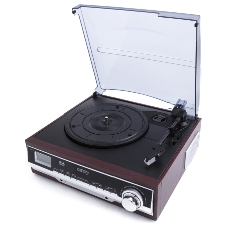 Camry | Turntable with radio | CR 1113 | AUX in | Brown