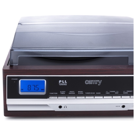 Camry | Turntable with radio | CR 1113 | AUX in | Brown