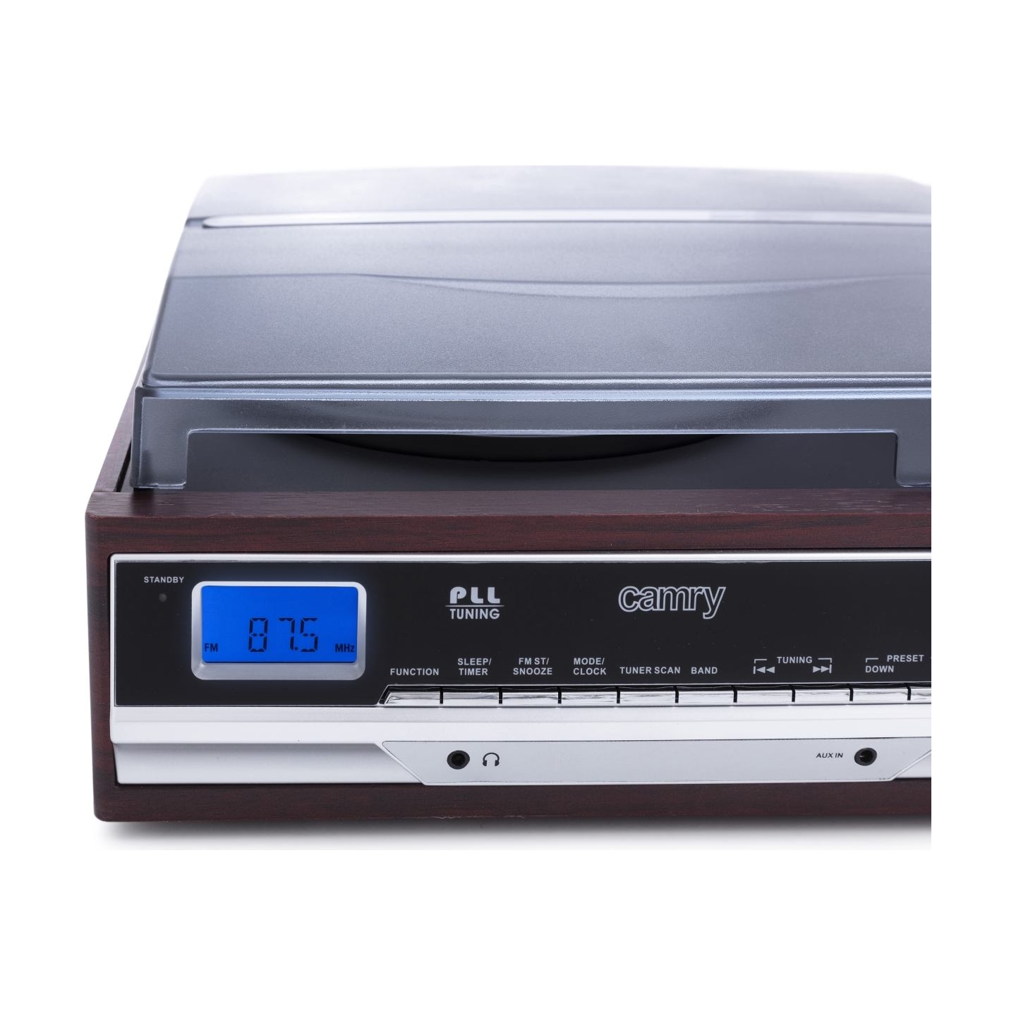 Camry | Turntable with radio | CR 1113 | AUX in | Brown