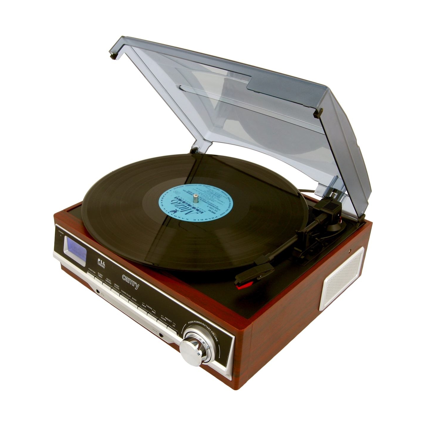 Camry | Turntable with radio | CR 1113 | AUX in | Brown