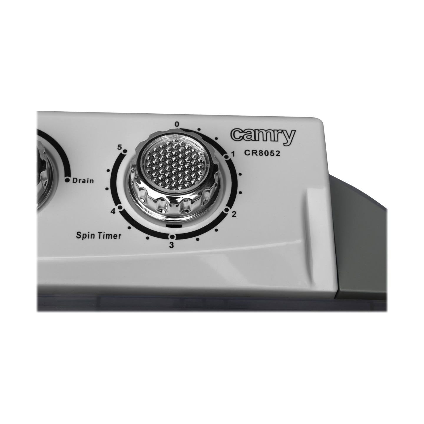 Camry | Washing machine | CR 8052 | Top loading | Washing capacity 3 kg | 1300 RPM | Depth 40 cm | Width 60 cm | White-Grey