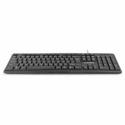 Gembird KEYBOARD STANDART USB RUS/BLACK KB-U-103-RU GEMBIRD