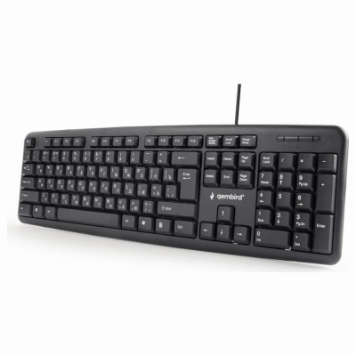 Gembird KEYBOARD STANDART USB RUS/BLACK KB-U-103-RU GEMBIRD