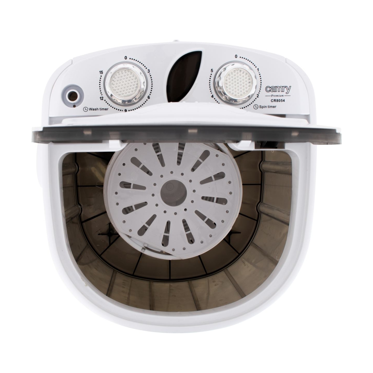 Camry | Mini washing machine | CR 8054 | Top loading | Washing capacity 3 kg | Depth 37 cm | Width 36 cm | White/Gray