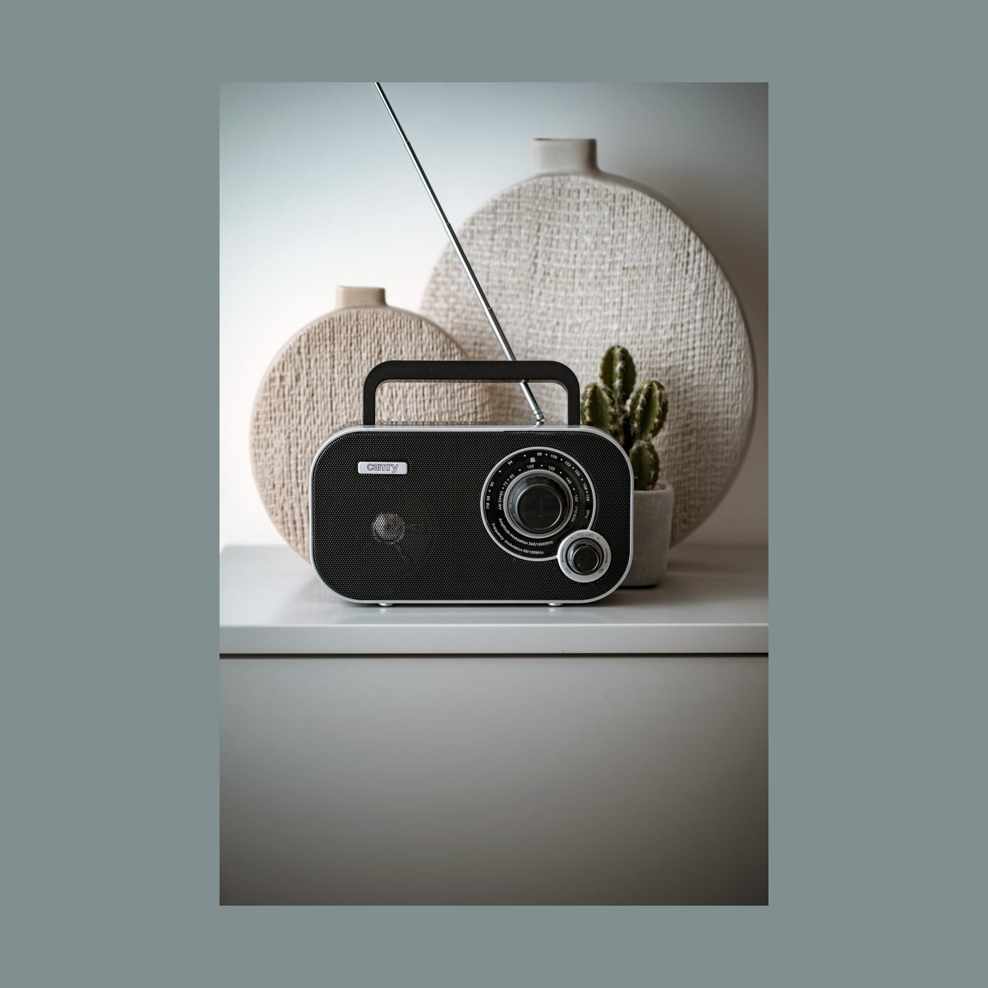 Camry | Portable Radio | CR 1140b | Black/Grey