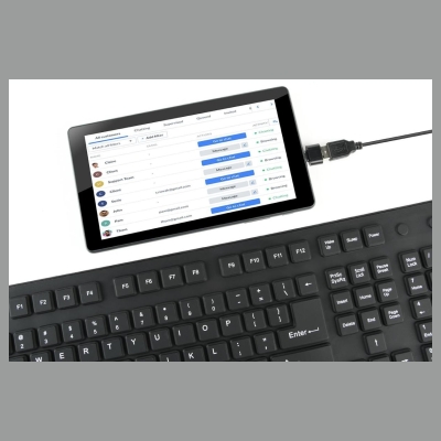 Gembird KEYBOARD FLEXIBLE USB ENG/BLACK KB-109F-B GEMBIRD