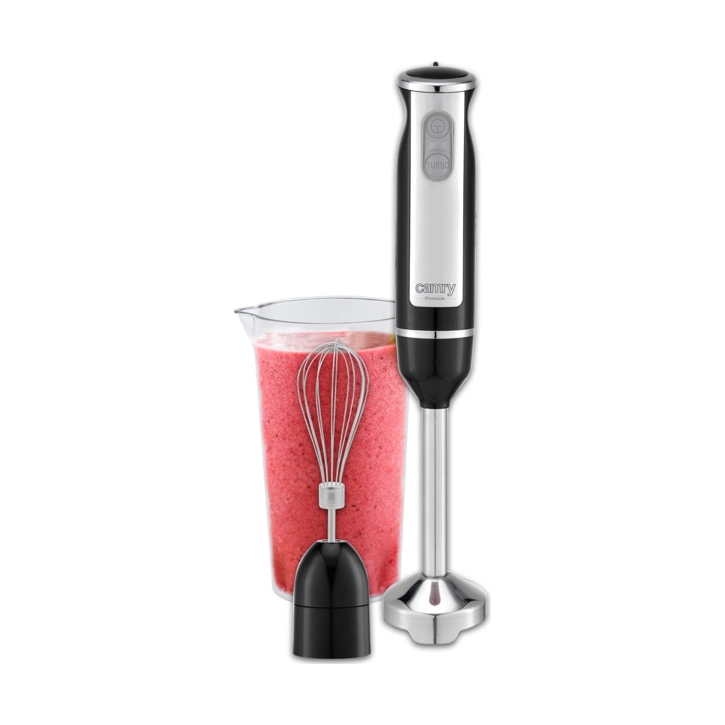 Camry | Hand Blender | CR 4621 | Hand Blender | 1000 W | Number of speeds 2 | Turbo mode | Black/Stainless Steel