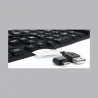 Gembird KEYBOARD FLEXIBLE USB ENG/BLACK KB-109F-B GEMBIRD