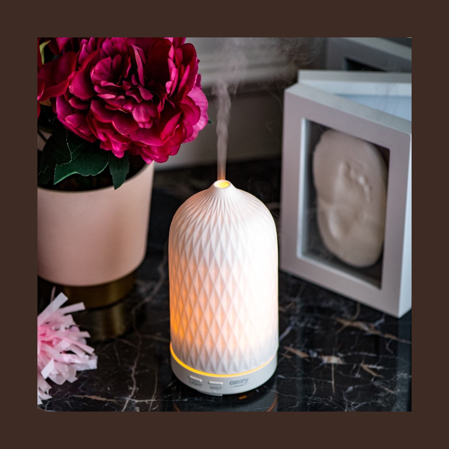 Camry | Ultrasonic aroma diffuser 3in1 | CR 7970 | Ultrasonic | Suitable for rooms up to 25 m² | White