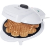 Camry | Waffle maker | CR 3022 | 1000 W | Number of pastry 5 | Heart shaped | White