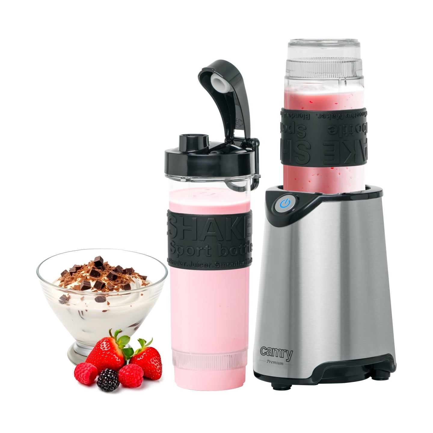 Camry | Personal Blender | CR 4069i | Tabletop | 500 W | Jar material Plastic | Jar capacity 0.4 + 0.57 L | Ice crushing | Stain