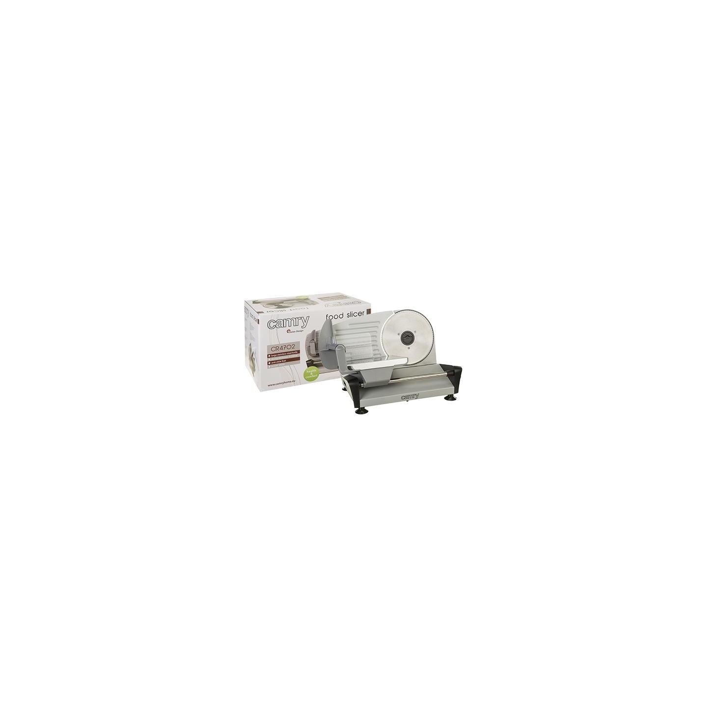 Camry | Food slicers | CR 4702 | Stainless steel | 200 W | 190 mm