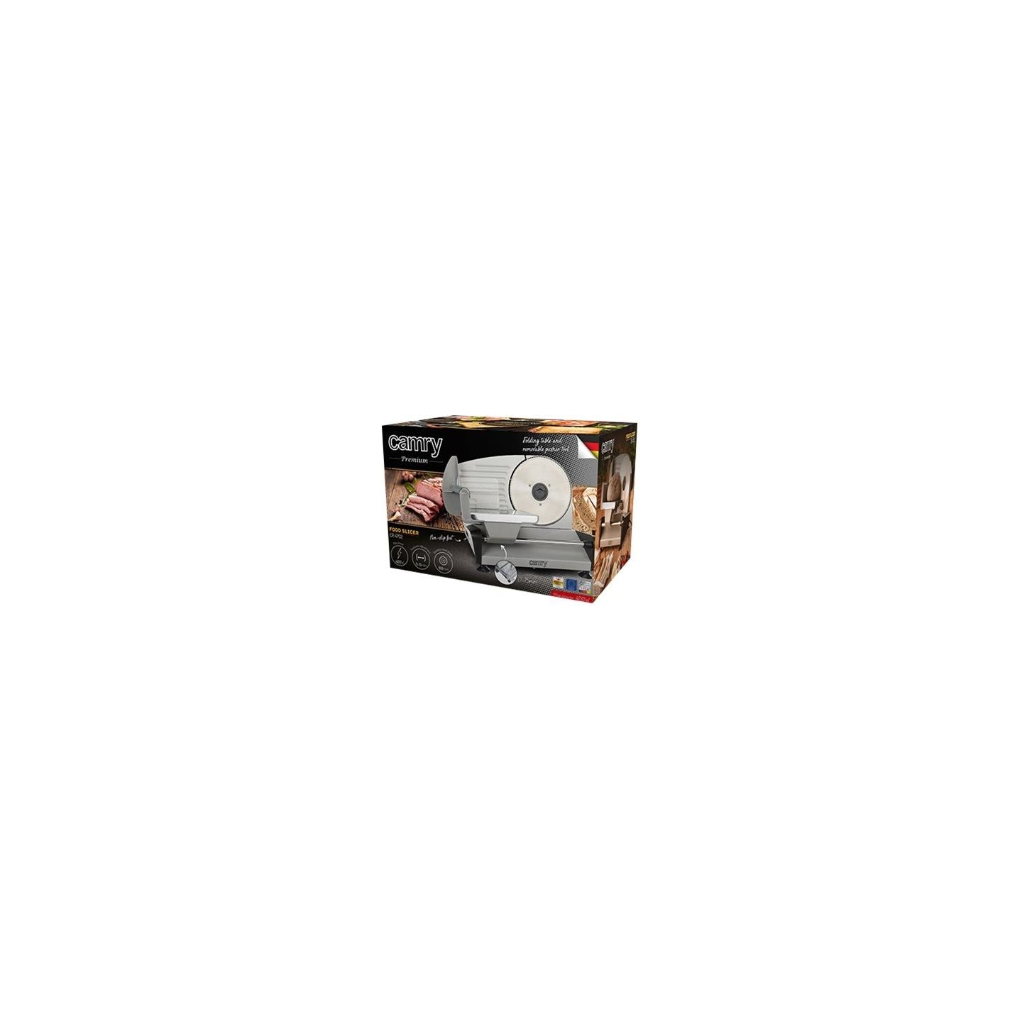 Camry | Food slicers | CR 4702 | Stainless steel | 200 W | 190 mm